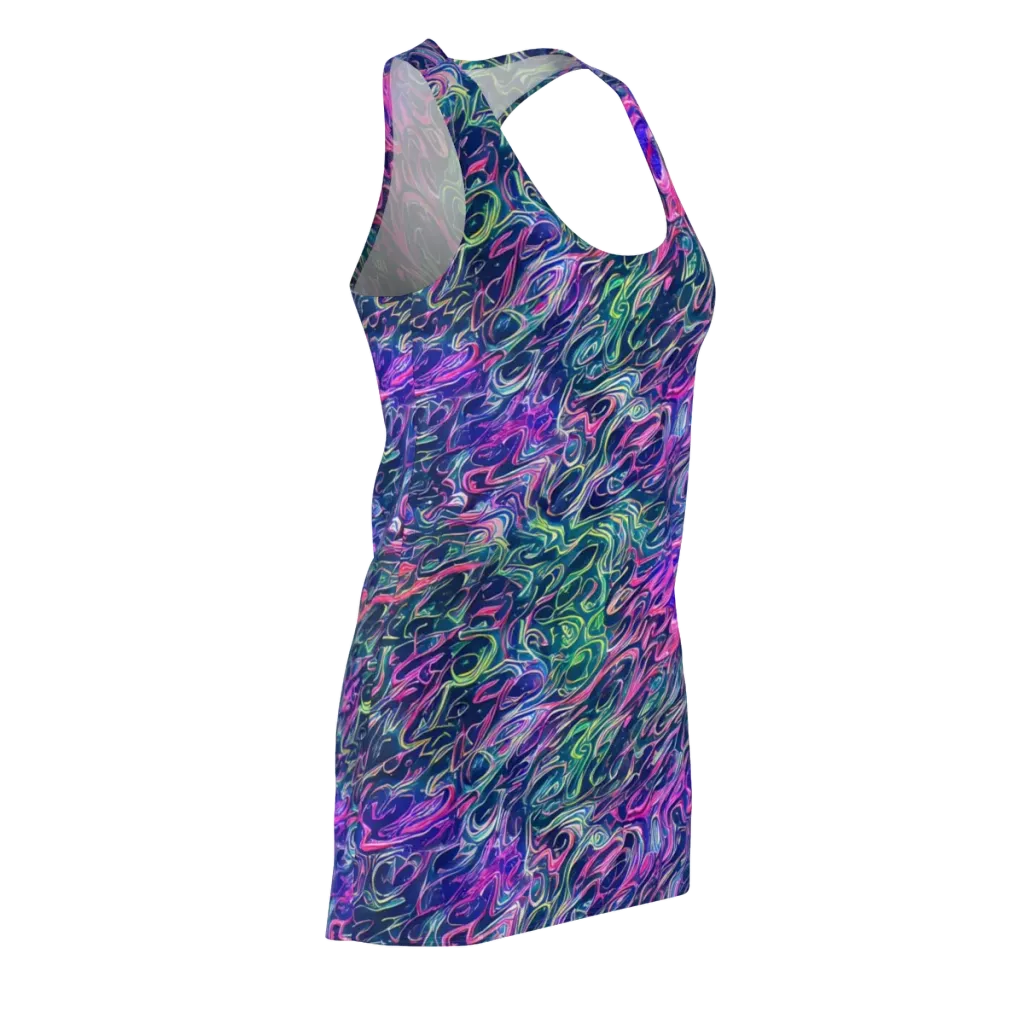 Electric Fluid on Racerback Dress — Front Side