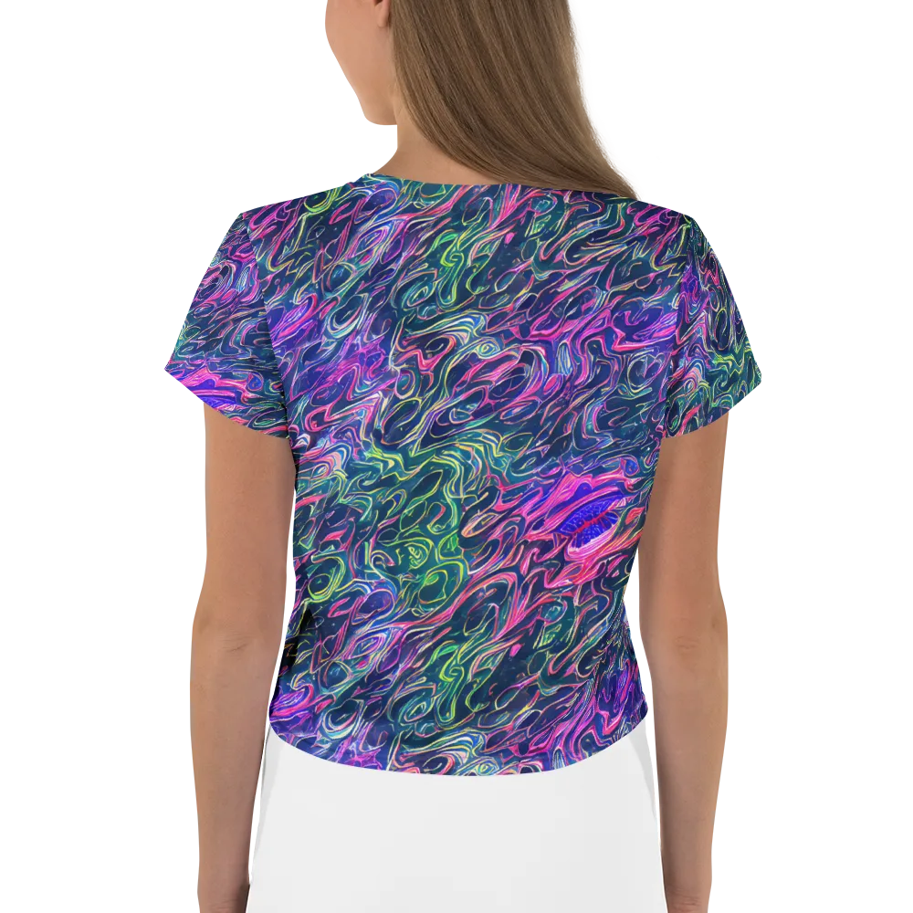 Electric Fluid on Crop Tee — Back