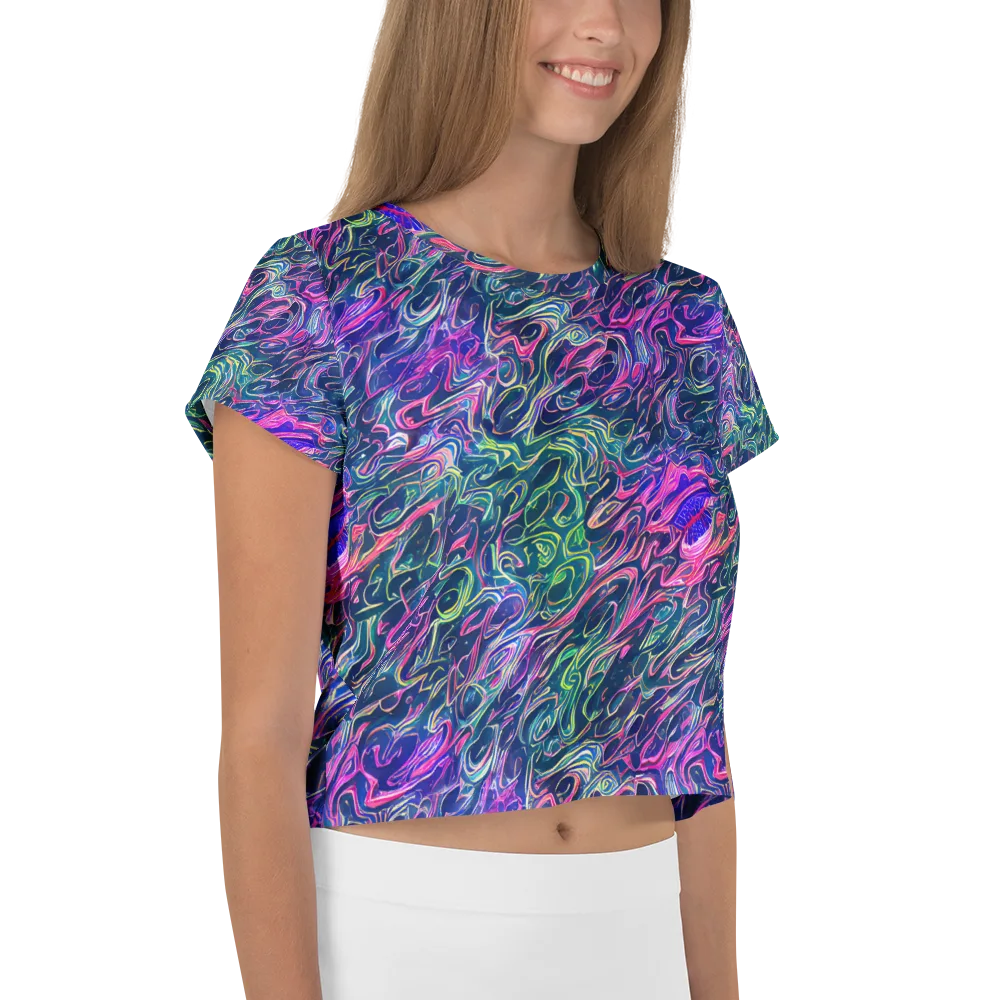 Electric Fluid on Crop Tee — Right