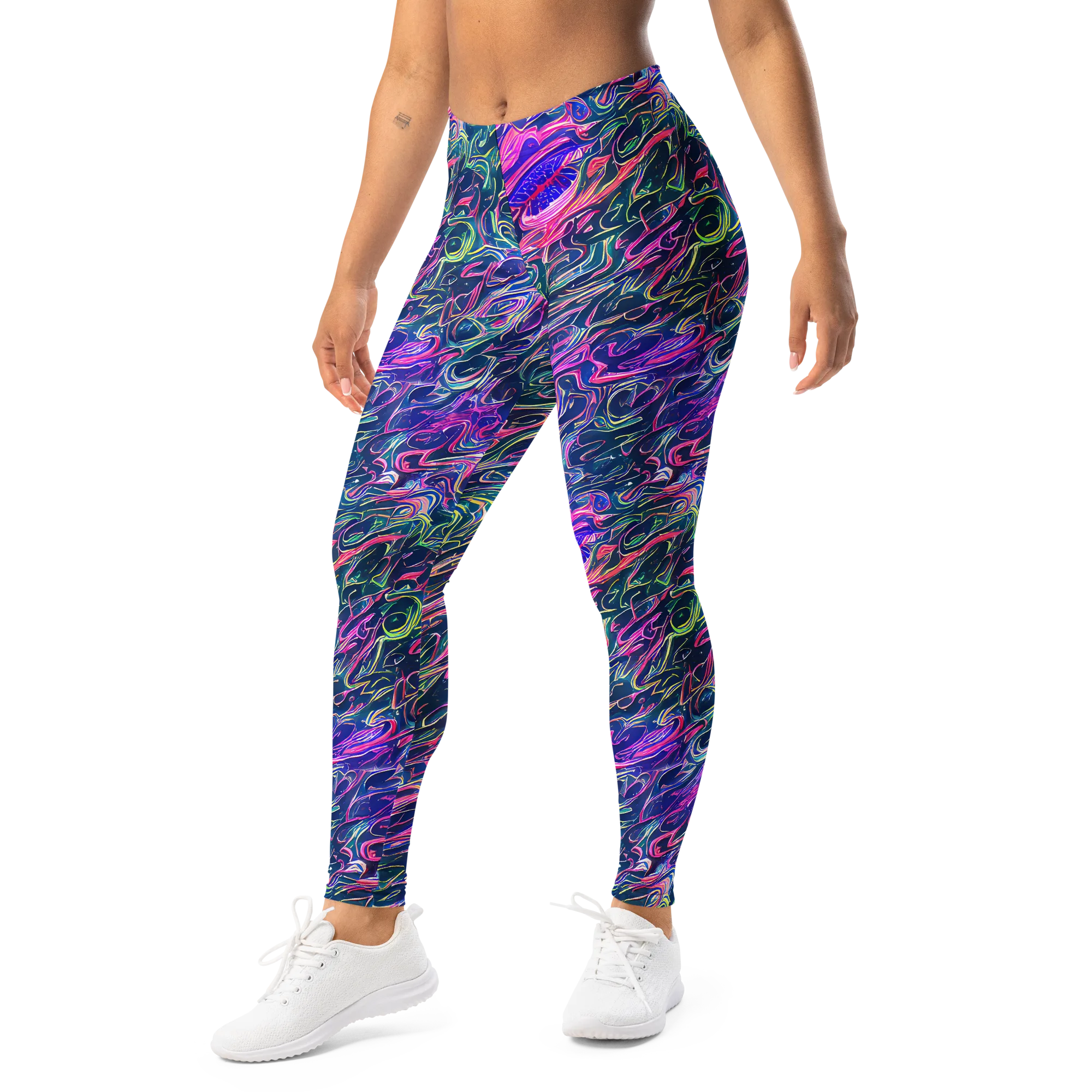 Electric Fluid on Leggings — Left Front