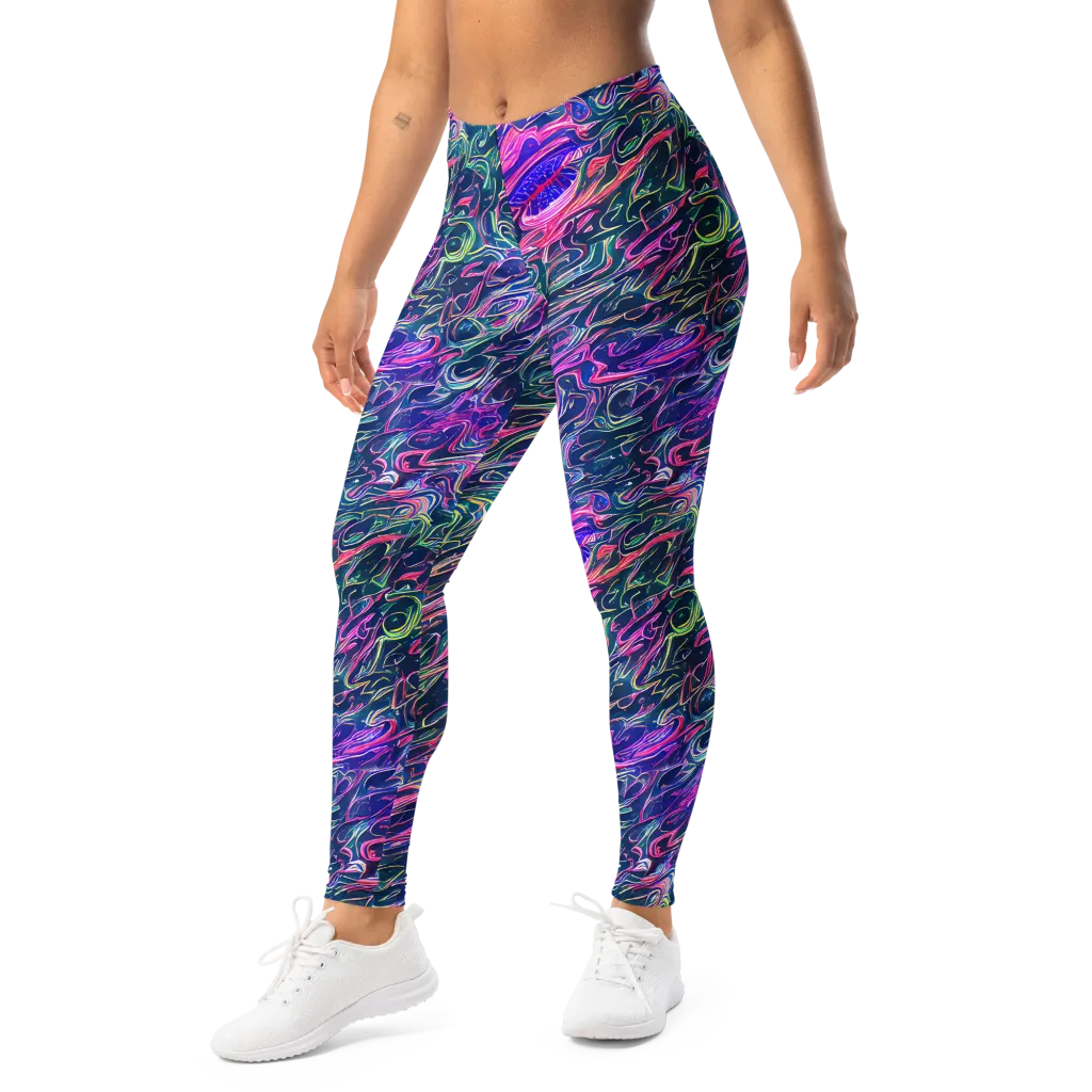 Electric Fluid on Leggings — Left Front