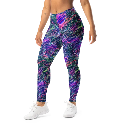 Electric Fluid on a Leggings