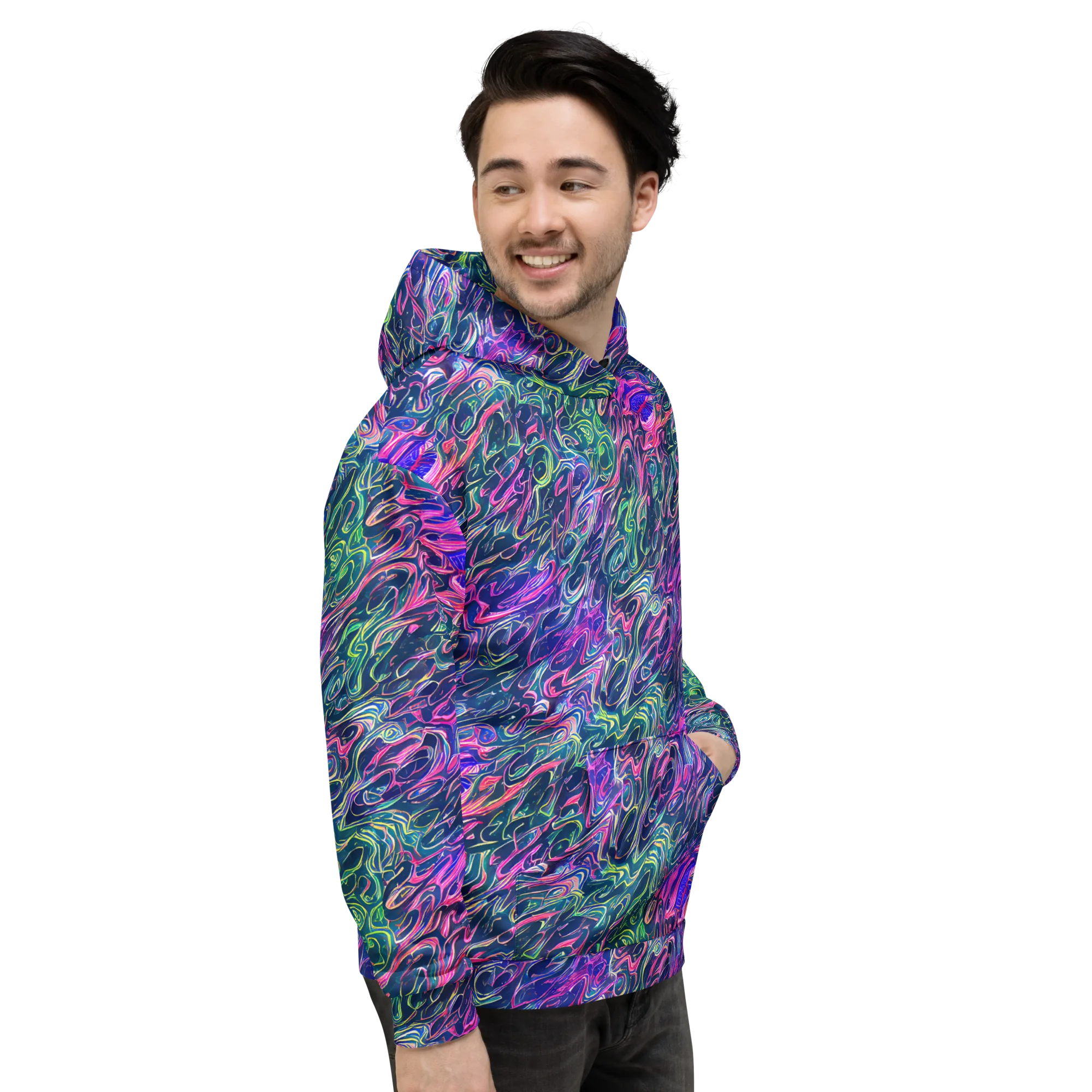 Electric Fluid on Hoodie — Right