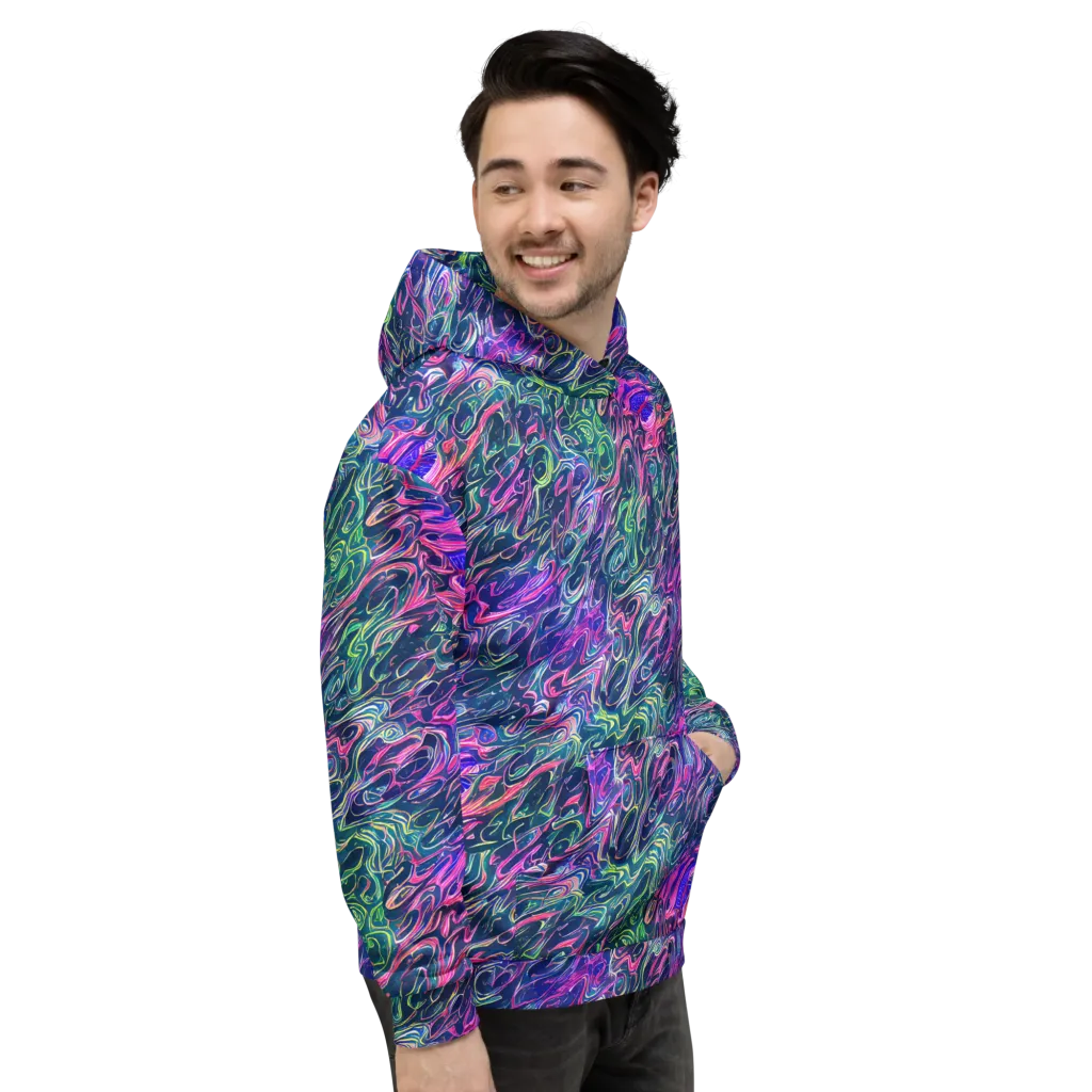 Electric Fluid on Hoodie — Right