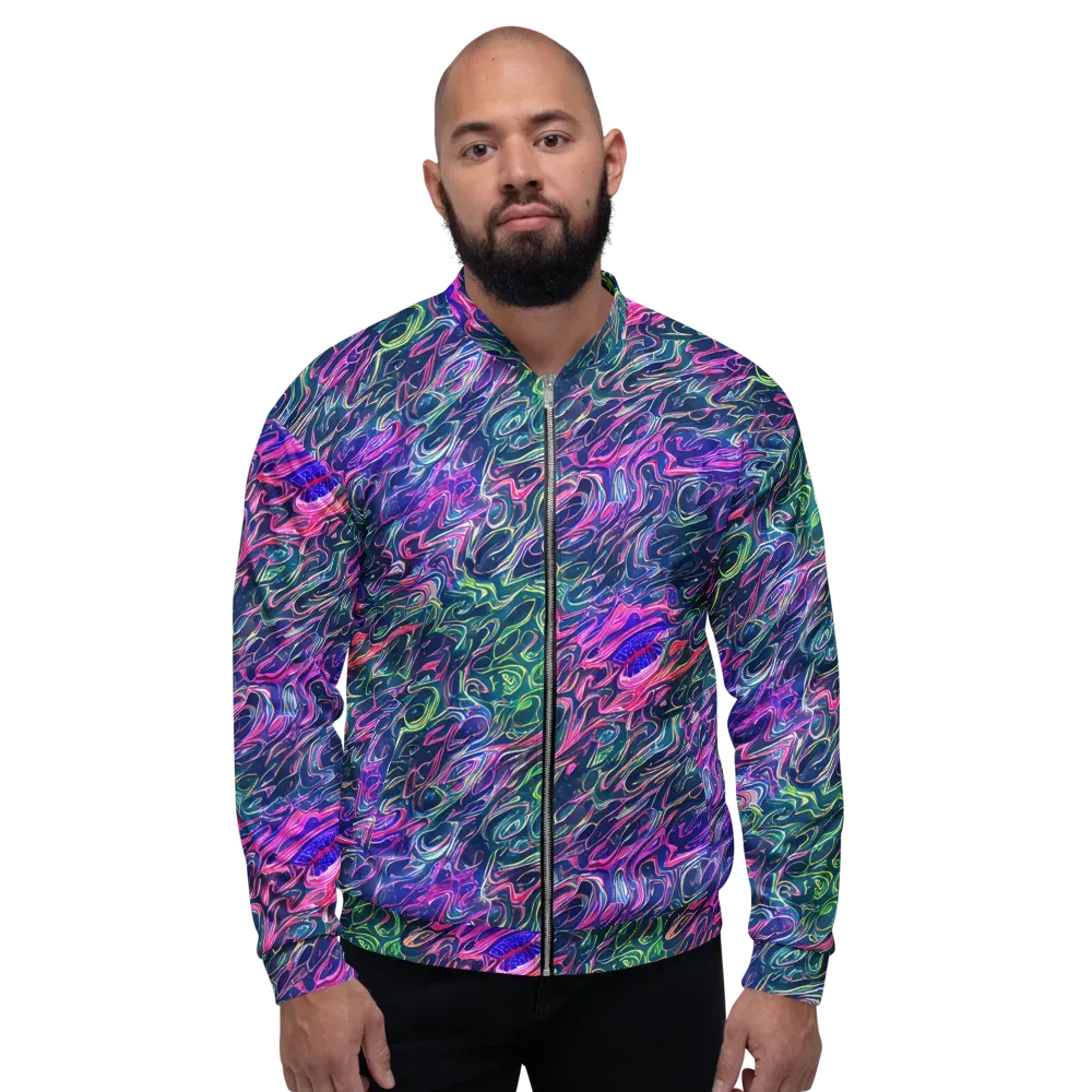 Electric Fluid on Bomber Jacket — Front