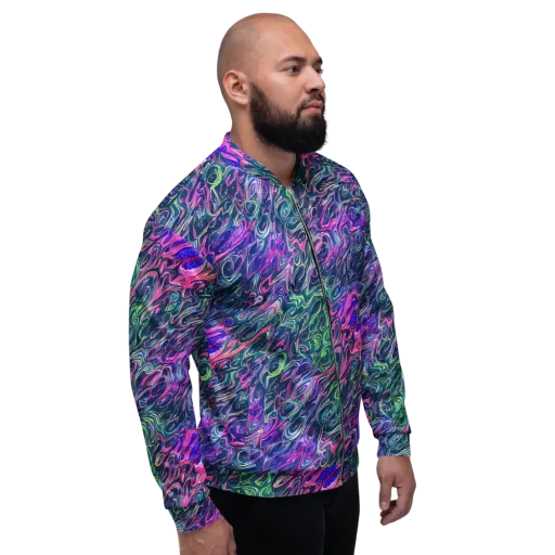 Electric Fluid on a Bomber Jacket