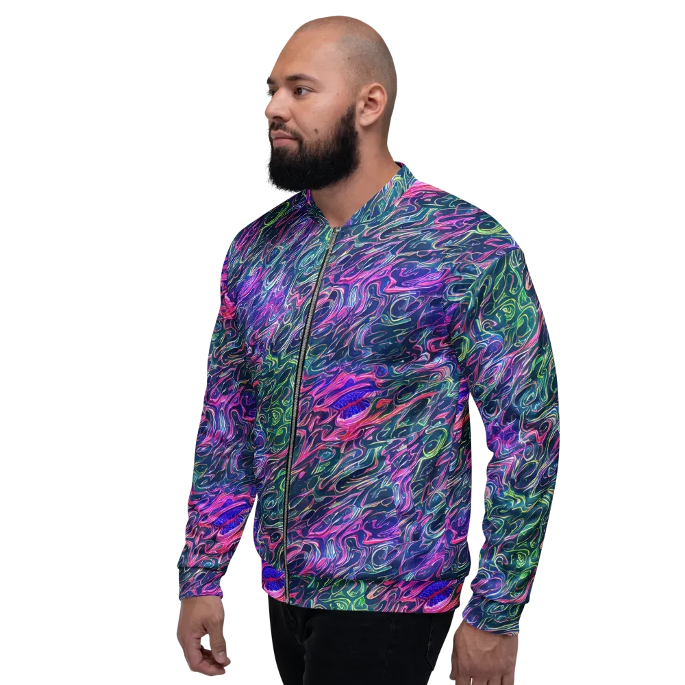 Electric Fluid on Bomber Jacket — Left