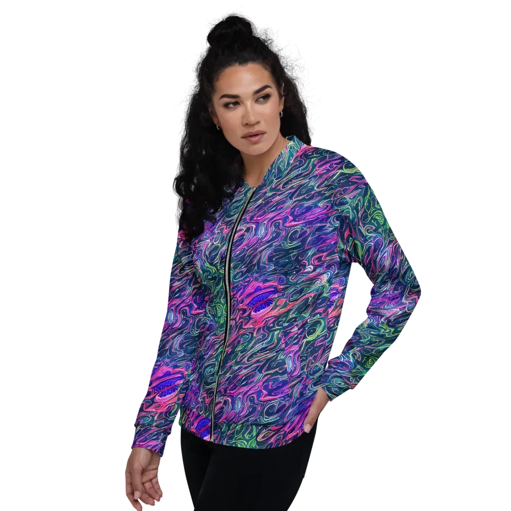 Electric Fluid on Bomber Jacket — Left