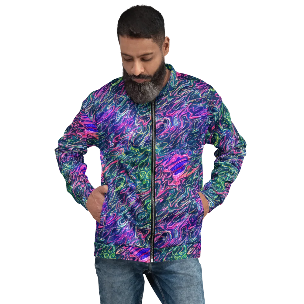 Electric Fluid on Bomber Jacket — Front