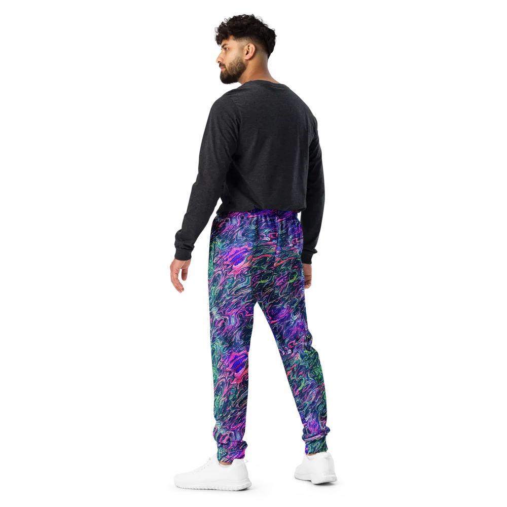 Electric Fluid on Men's Joggers — Back