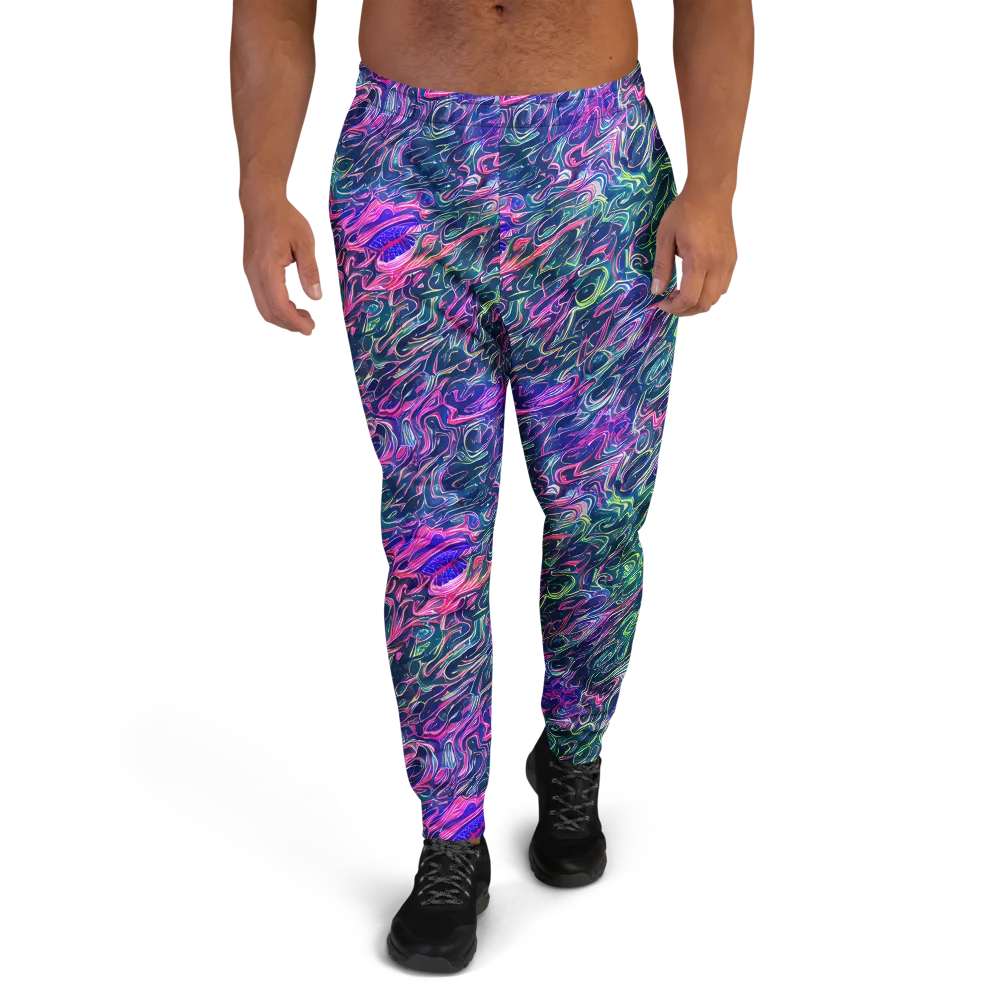 Electric Fluid on Men's Joggers — Front