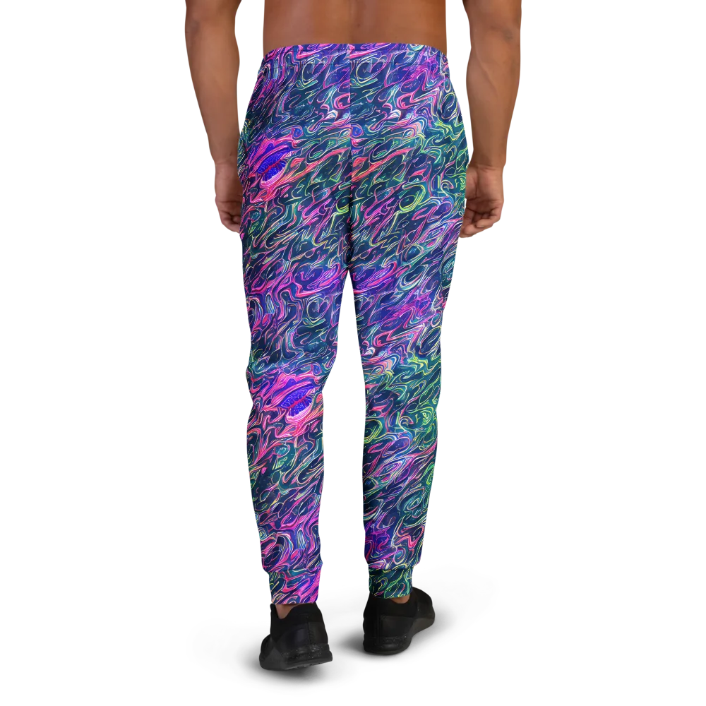 Electric Fluid on Men's Joggers — Back