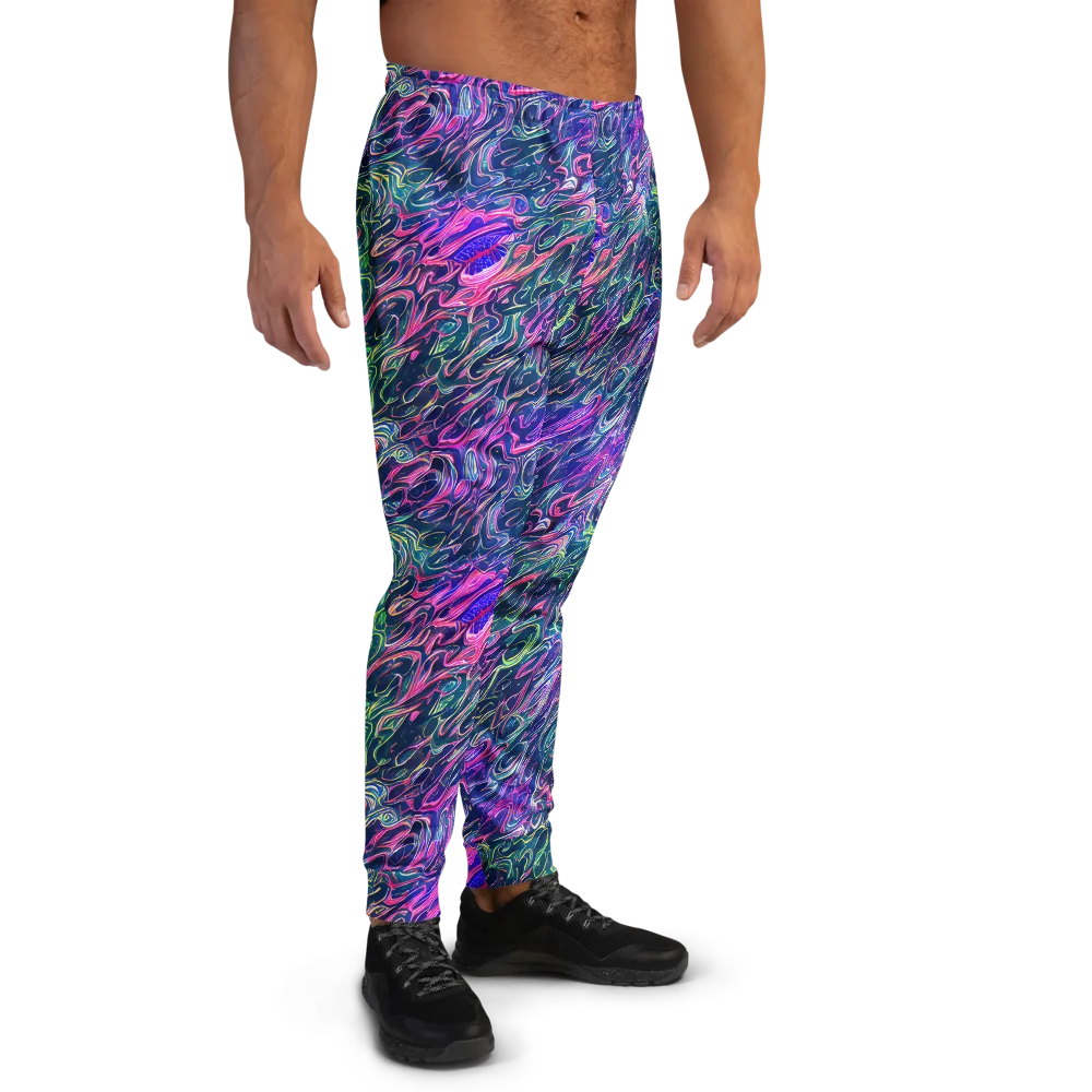 Electric Fluid on Men's Joggers — Right