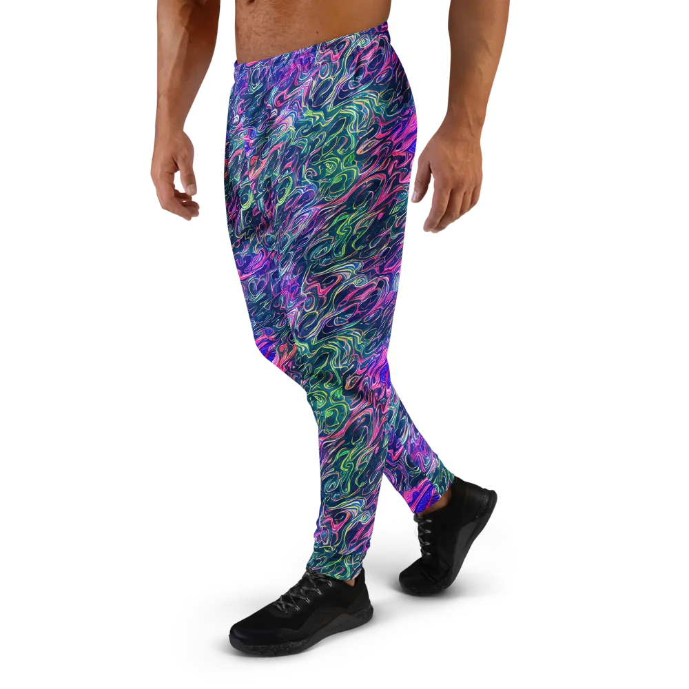 Electric Fluid on Men's Joggers — Left