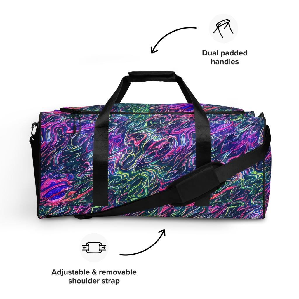 Electric Fluid on Duffle Bag — Front