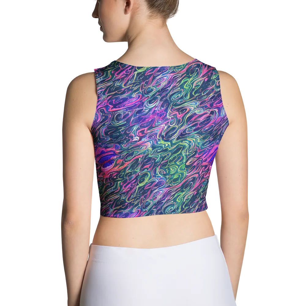 Electric Fluid on Crop Top — Back