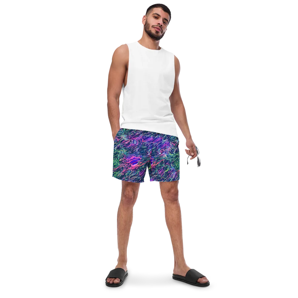 Electric Fluid on Swim Trunks — Front