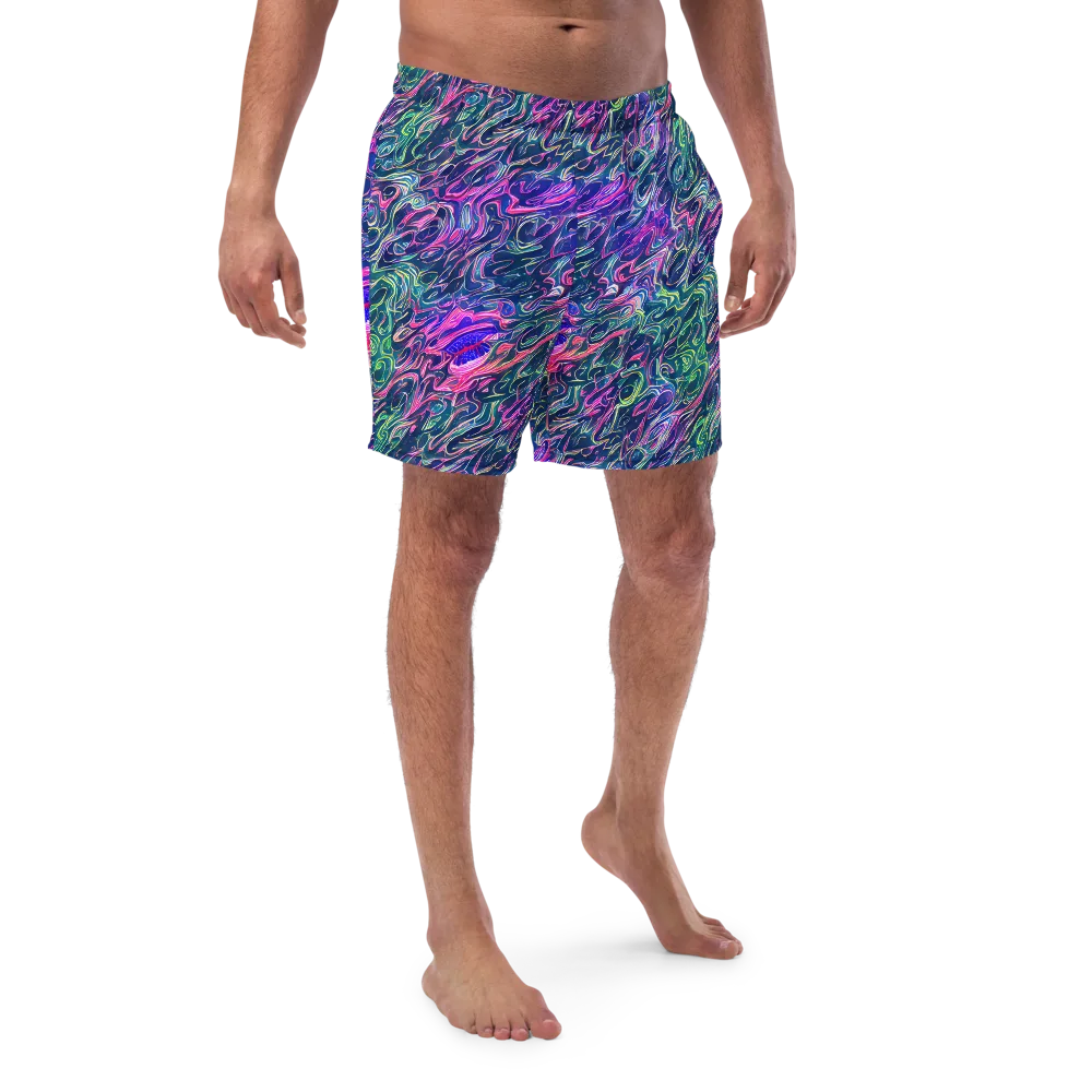 Electric Fluid on Swim Trunks — Front