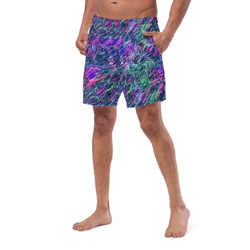 Electric Fluid on Swim Trunks — Left Front