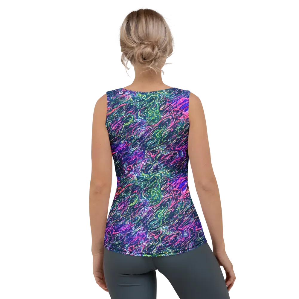 Electric Fluid on Women's Tank Top — Back