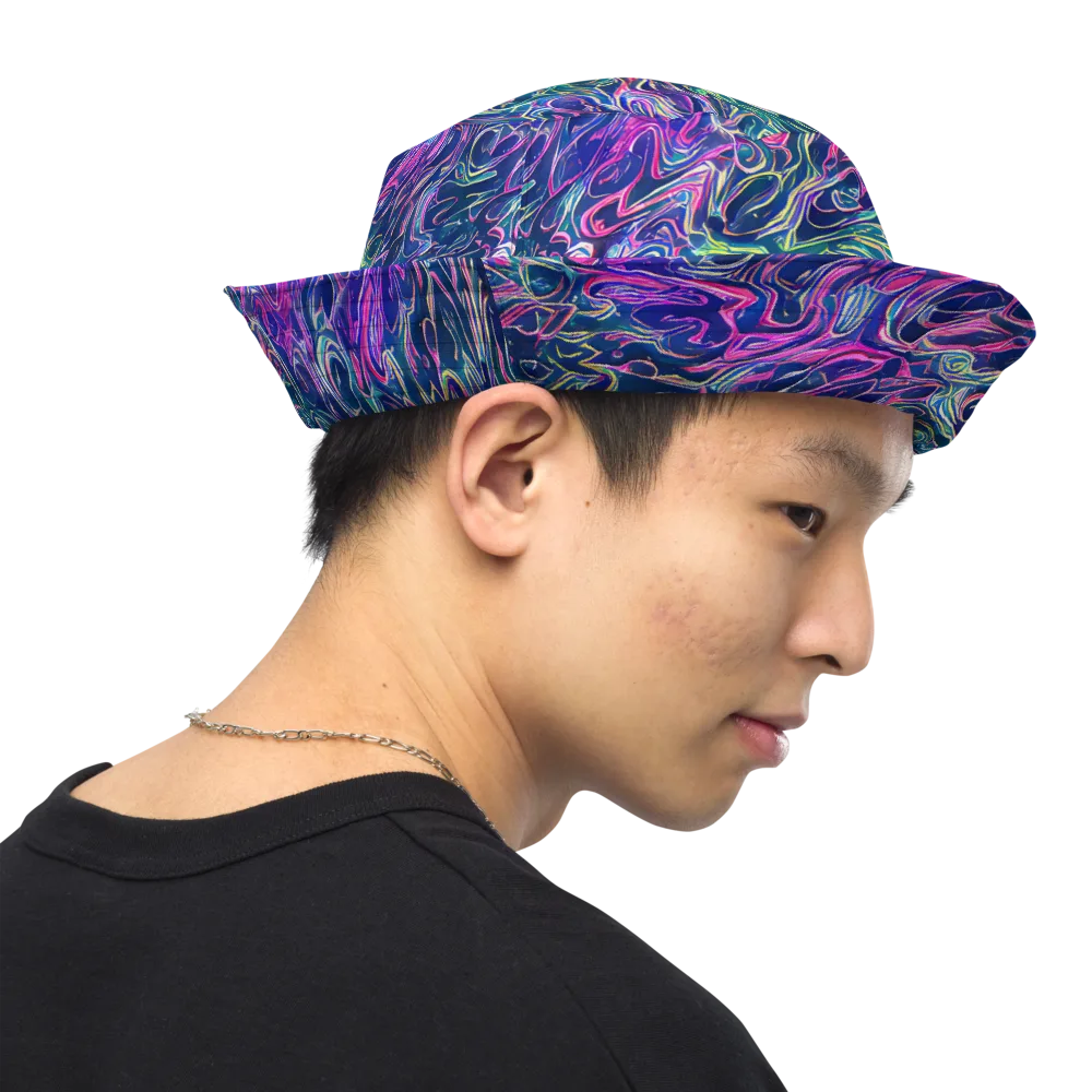 Electric Fluid on Reversible Bucket Hat — Right Outside