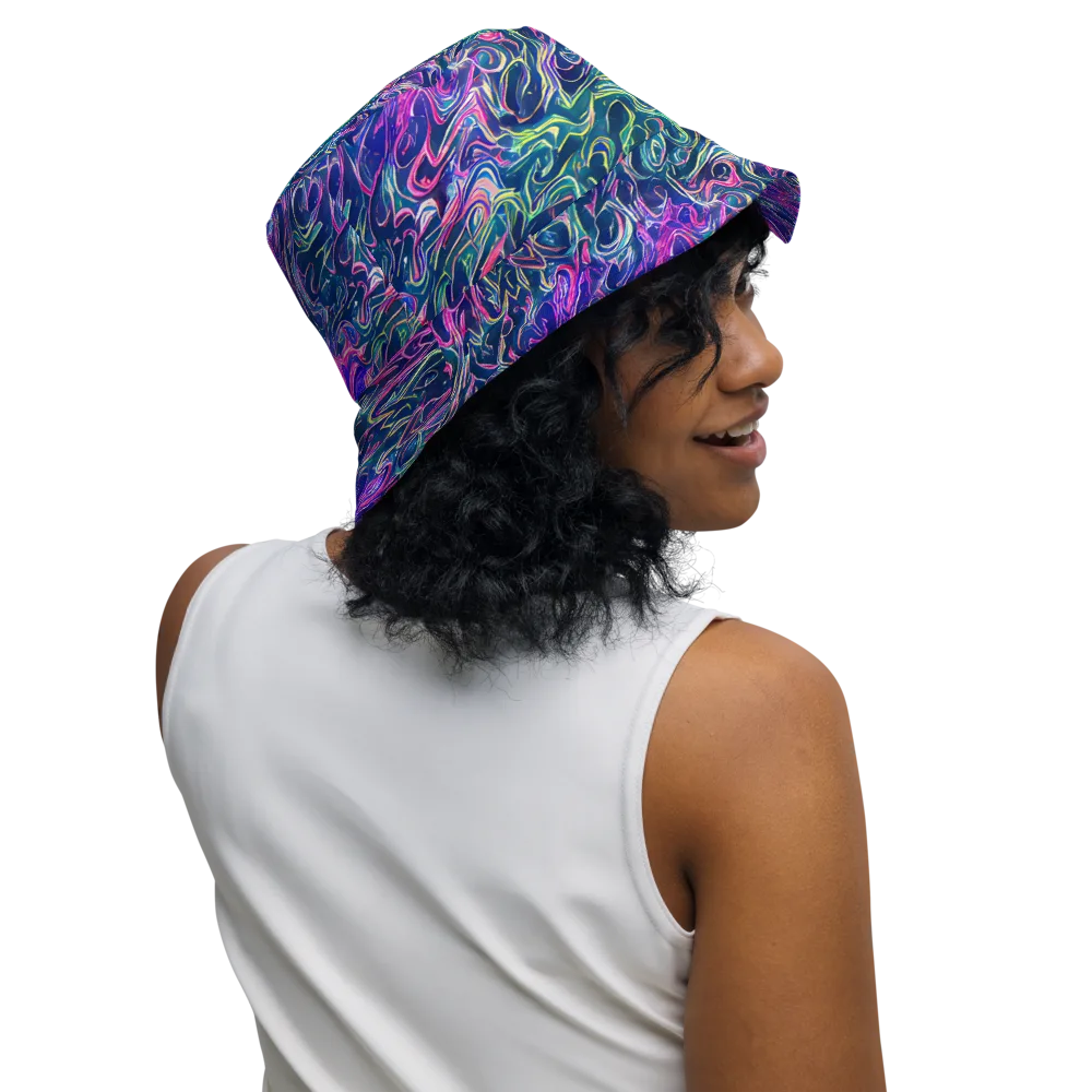 Electric Fluid on Reversible Bucket Hat — Right Outside