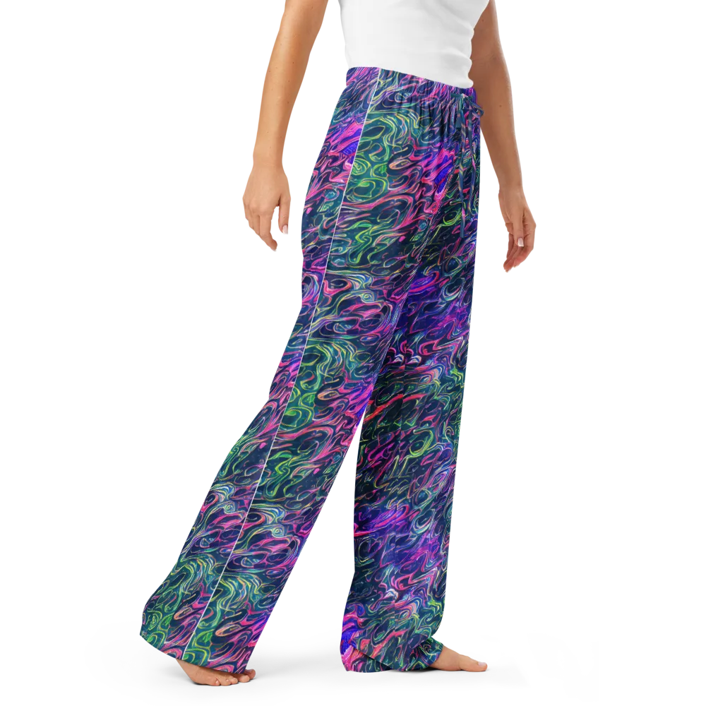 Electric Fluid on Women's Pajama Pants — Right Front