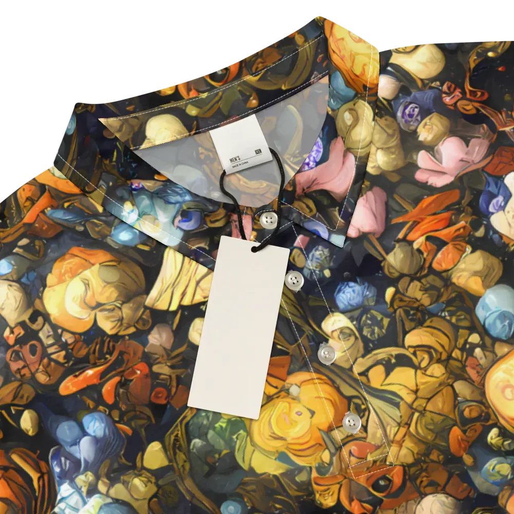Baroque Blossom on Men's Slim Fit Polo Shirt — Product details