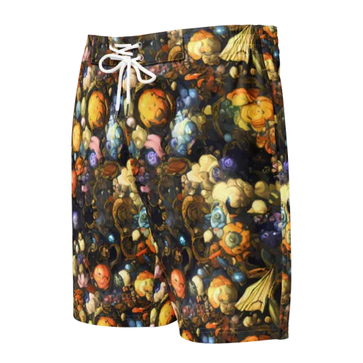 Baroque Blossom on a Men's Board Shorts