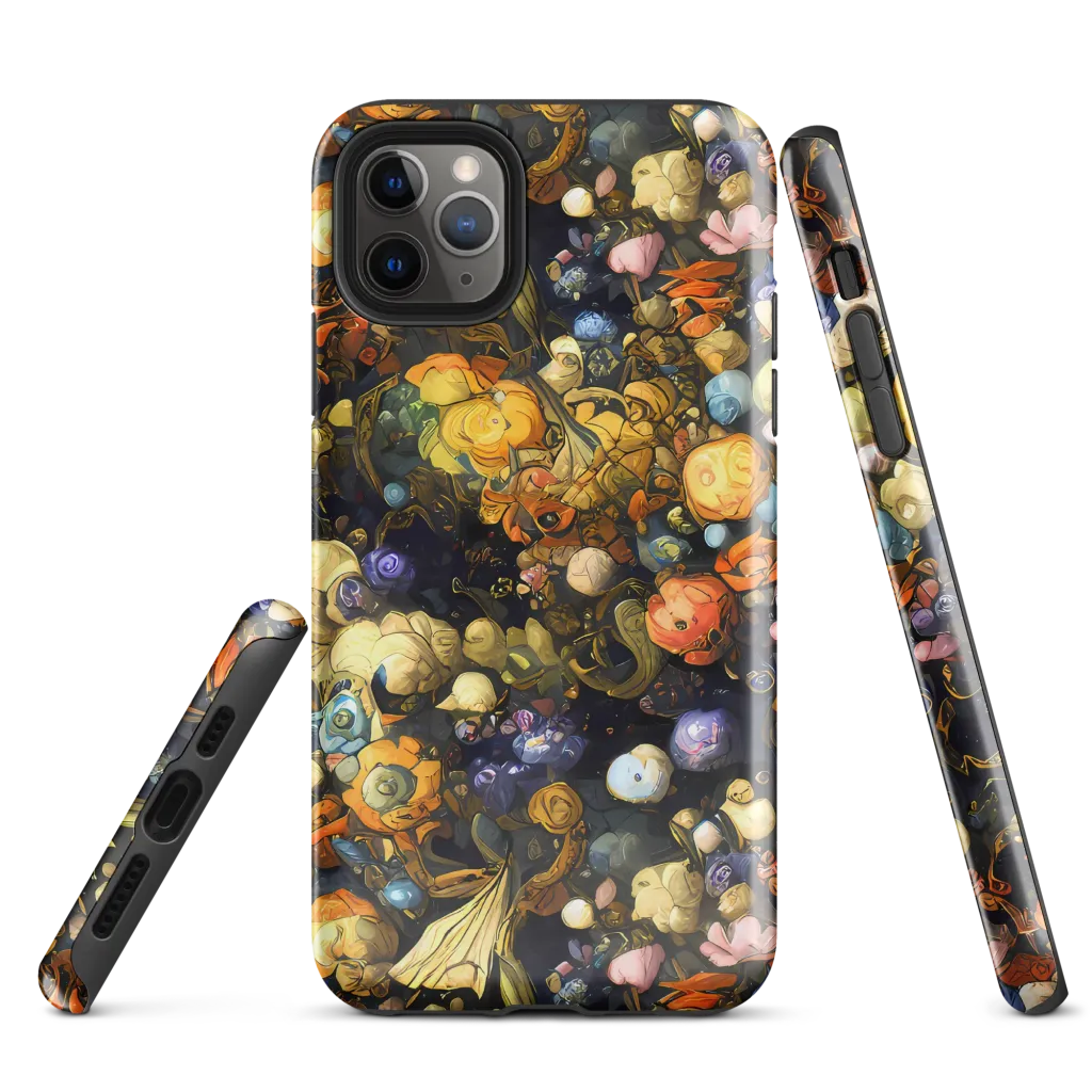 Baroque Blossom on Tough Case for iPhone® — Front