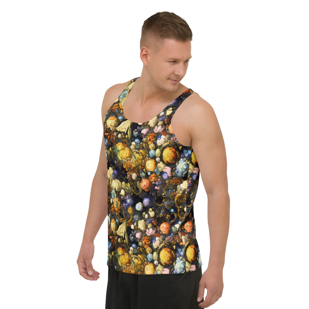 Baroque Blossom on Men's Tank Top — Left Front
