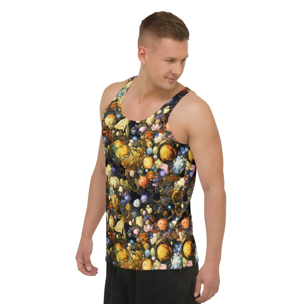 Baroque Blossom on Men's Tank Top — Left Front