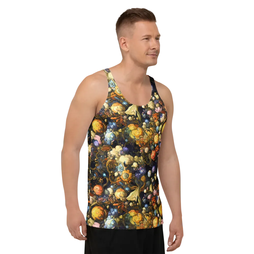 Baroque Blossom on Men's Tank Top — Right Front