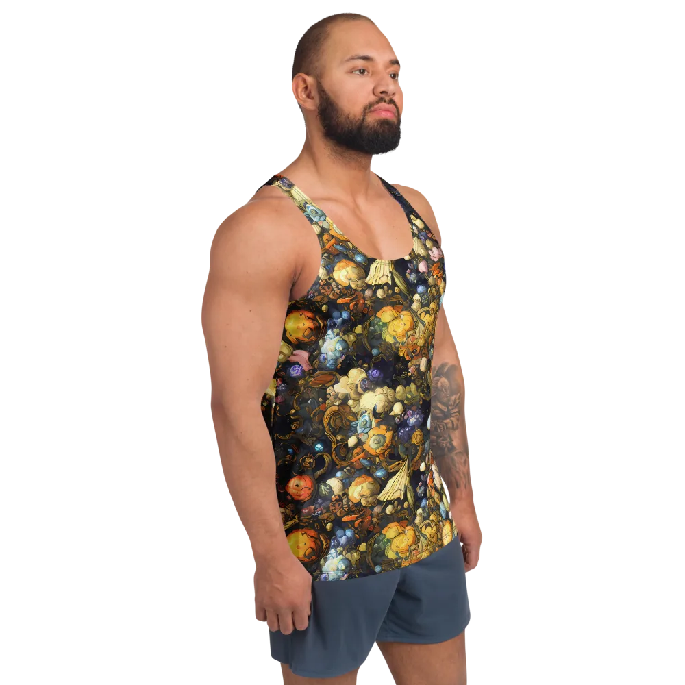 Baroque Blossom on Men's Tank Top — Right Front