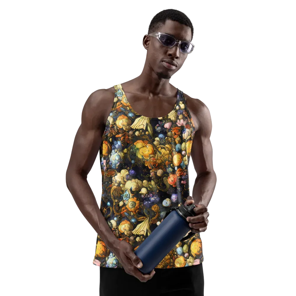 Baroque Blossom on Men's Tank Top — Front