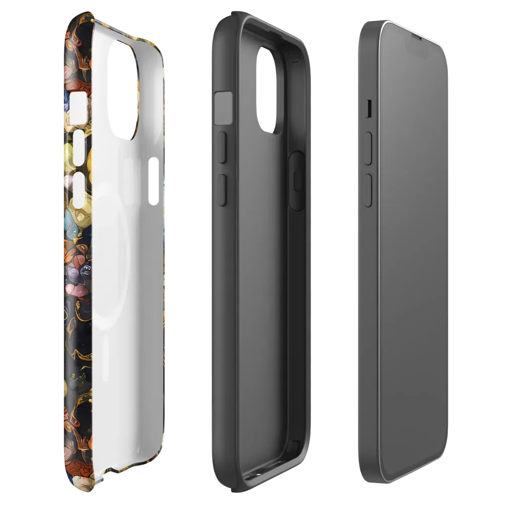 Baroque Blossom on MagSafe Tough Case for iPhone® — Front