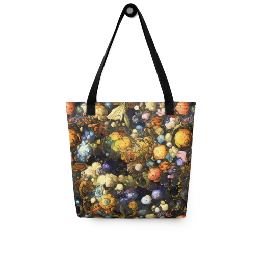 Baroque Blossom on a Tote Bag