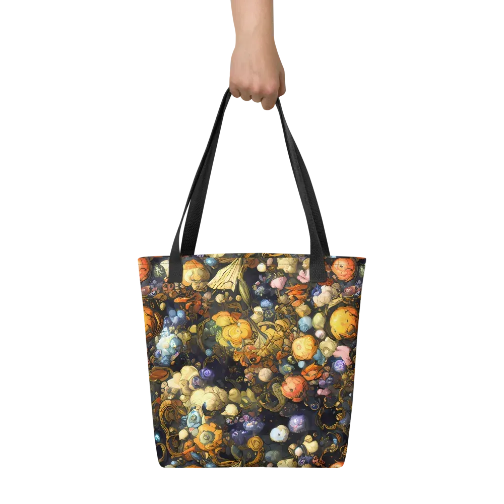 Baroque Blossom on Tote Bag — Front