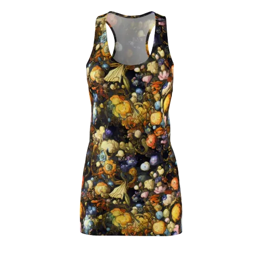 Baroque Blossom on a Racerback Dress