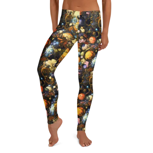 Baroque Blossom on a Leggings