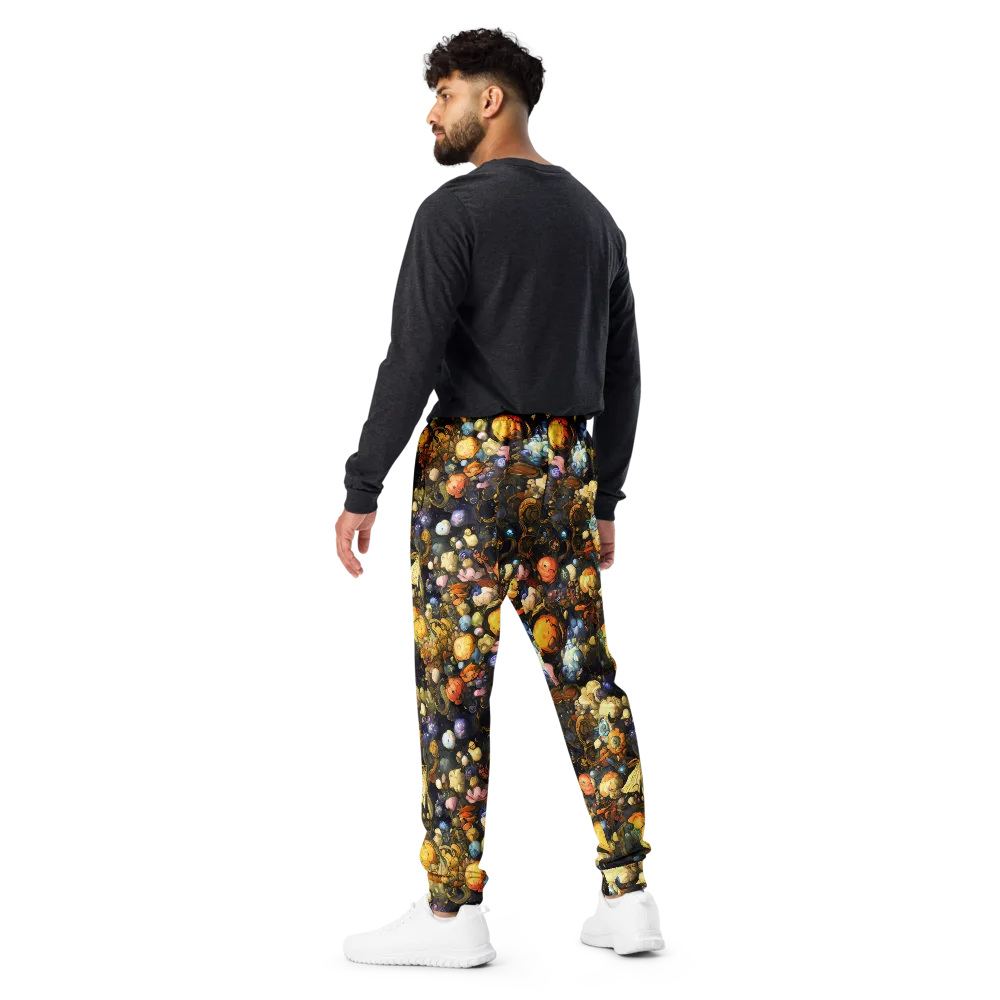 Baroque Blossom on Men's Joggers — Back