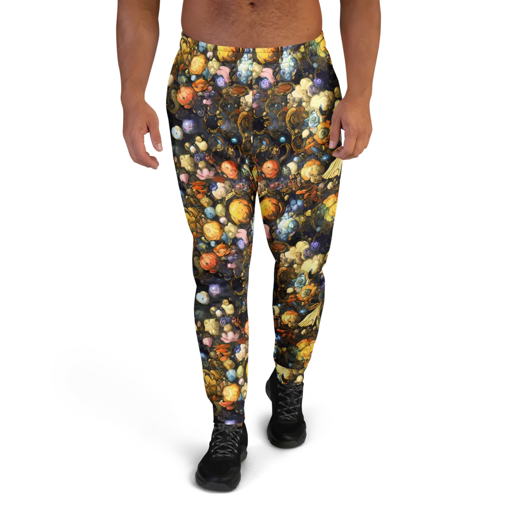 Baroque Blossom on Men's Joggers — Front