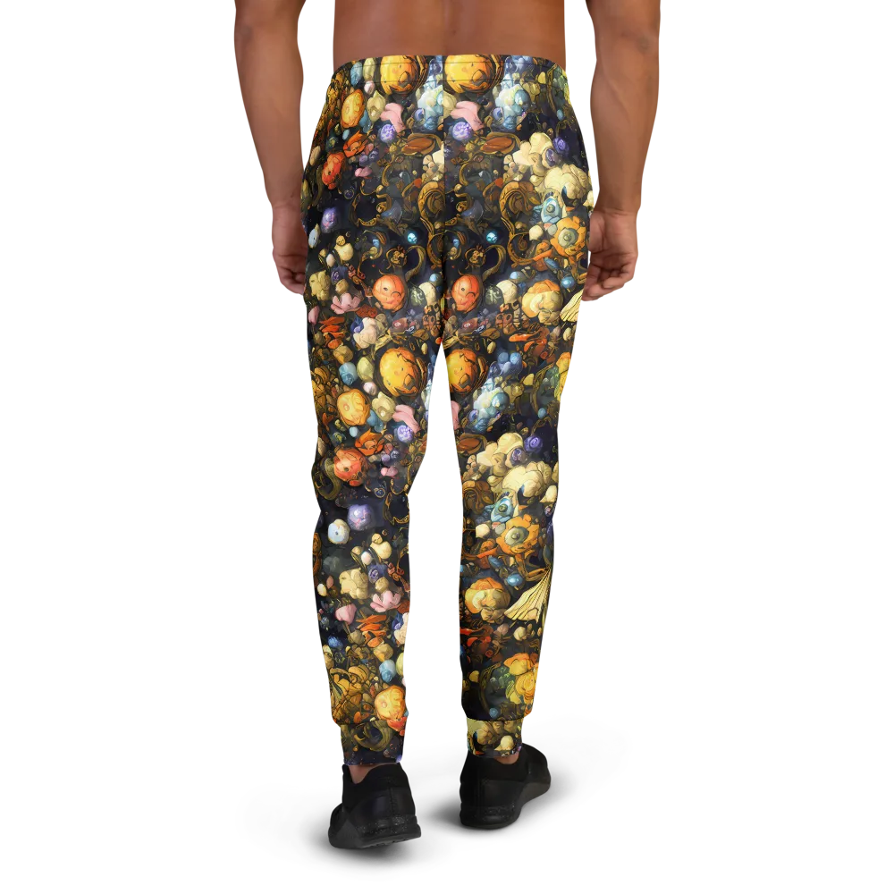 Baroque Blossom on Men's Joggers — Back