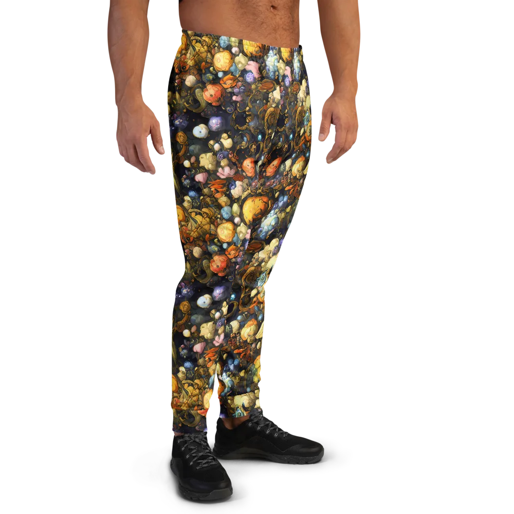 Baroque Blossom on Men's Joggers — Right