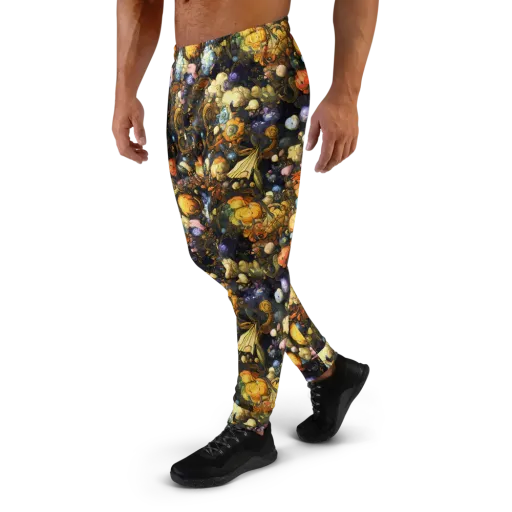 Baroque Blossom on a Men's Joggers