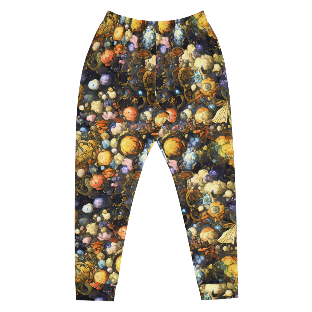 Baroque Blossom on Men's Joggers — Front