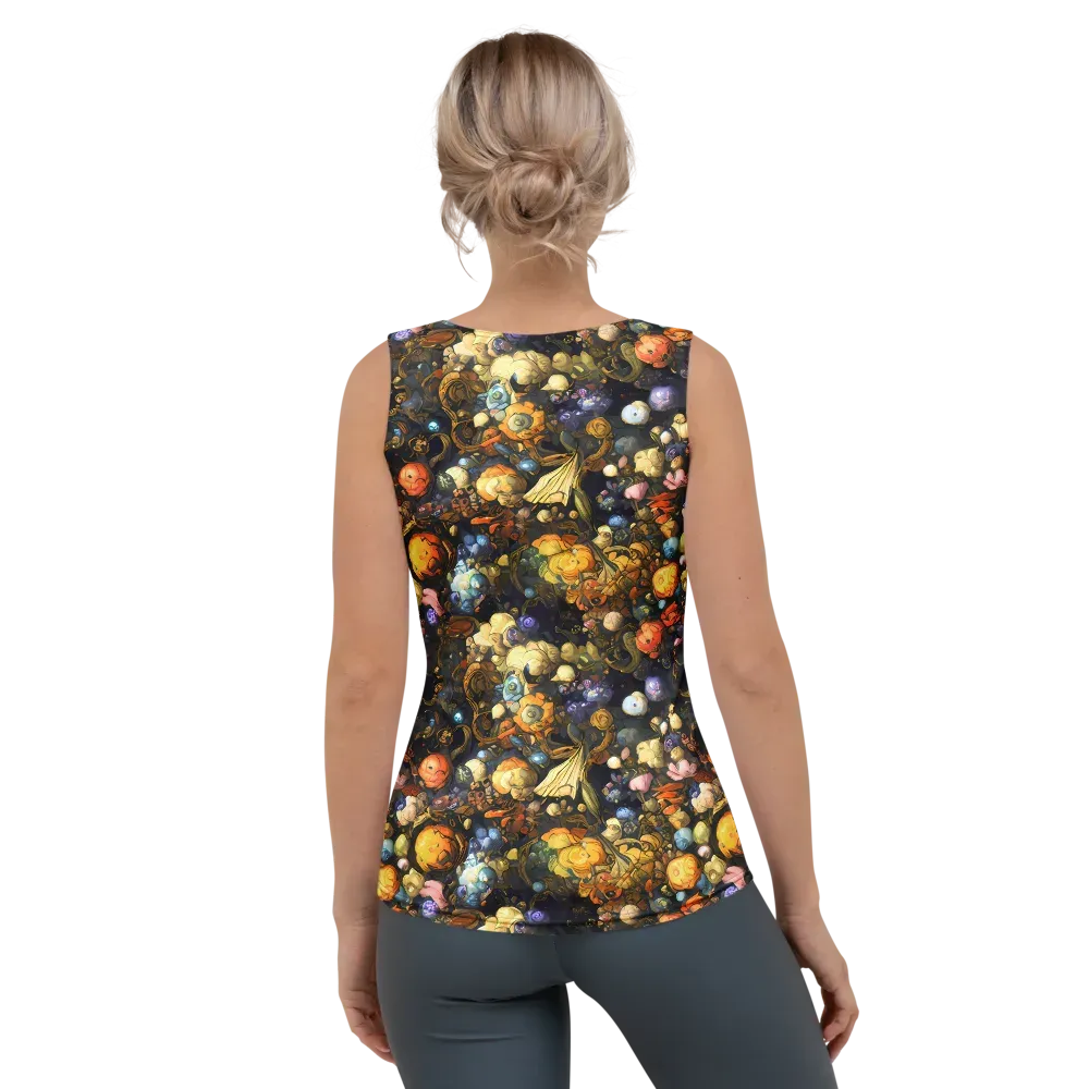 Baroque Blossom on Women's Tank Top — Back