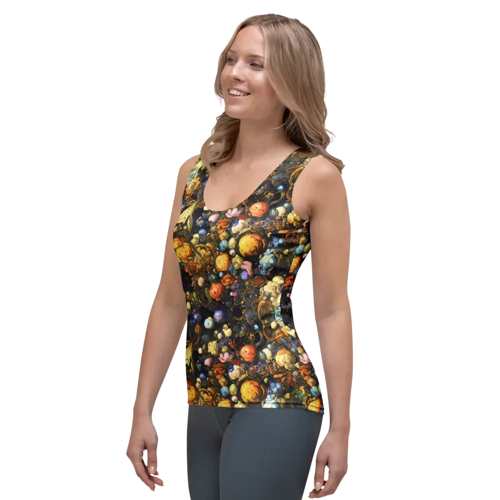 Baroque Blossom on Women's Tank Top — Left Front