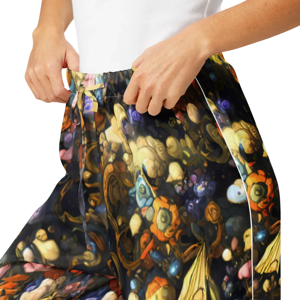 Baroque Blossom on Women's Pajama Pants — Product details