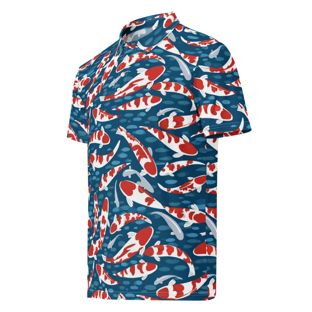 Redcap Drift on Men's Slim Fit Polo Shirt — Left Front